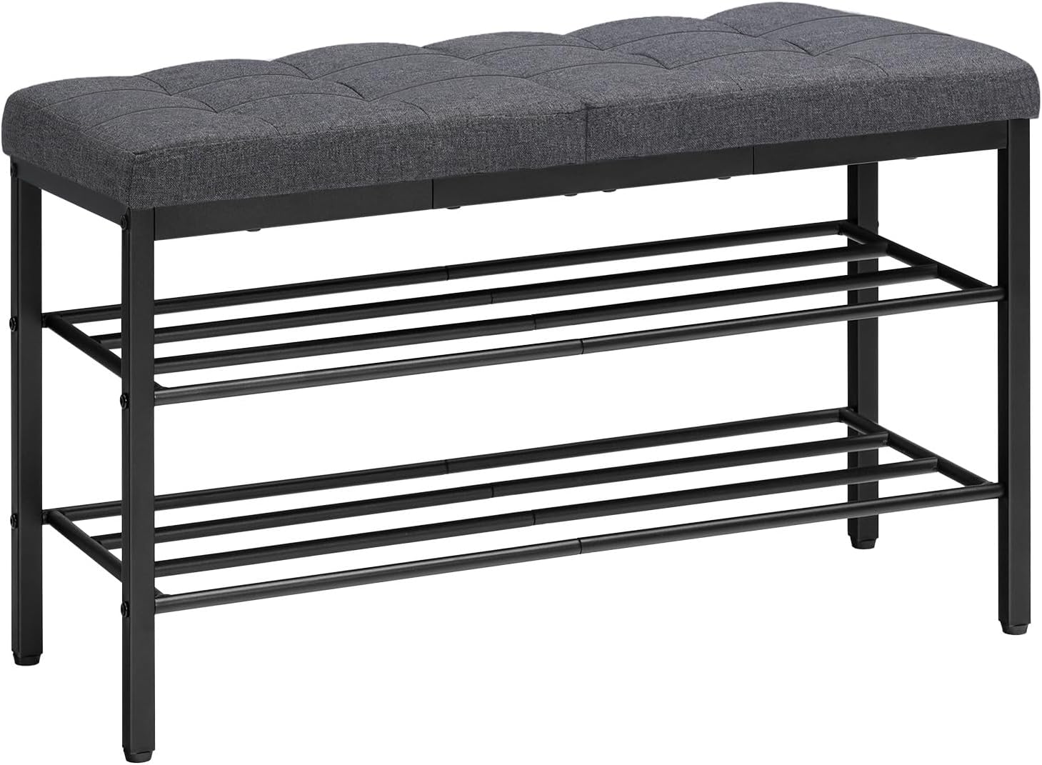 Cushioned Entryway Shoe Storage Bench