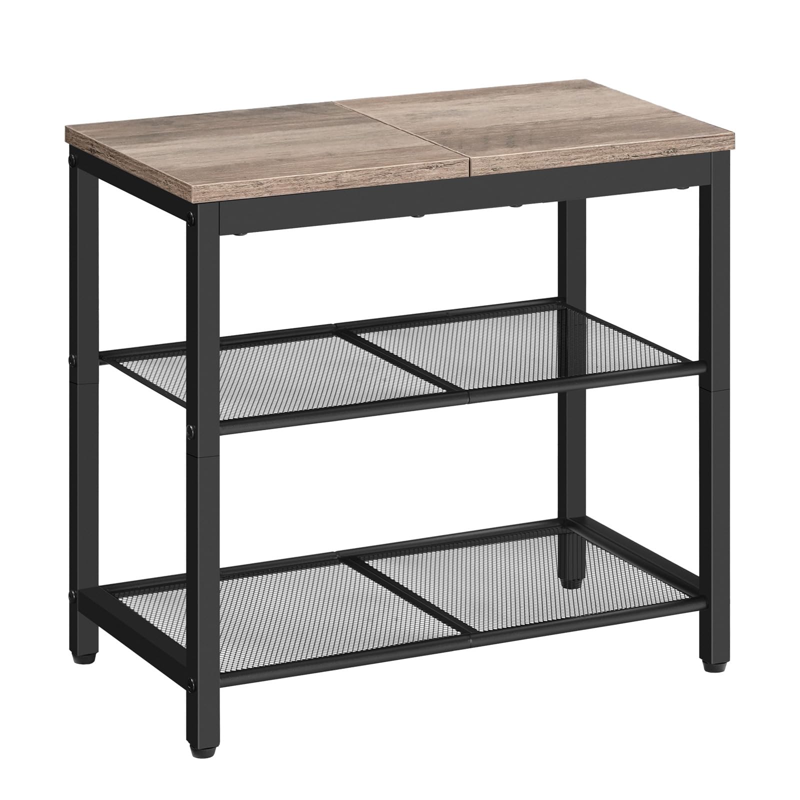 3-Tier Mesh Industrial Shoe Bench