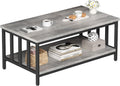 2-Tier Farmhouse Storage Coffee Table