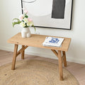 Rustic Solid Wood Entryway Bench