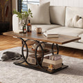 3-Tier Industrial Storage Coffee Table