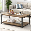 Storage Wood Metal Coffee Table
